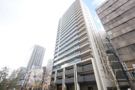 広島市中区富士見町のマンションの建物外観