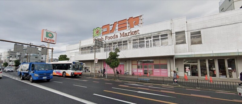 【堺市堺区一条通のアパートのスーパー】
