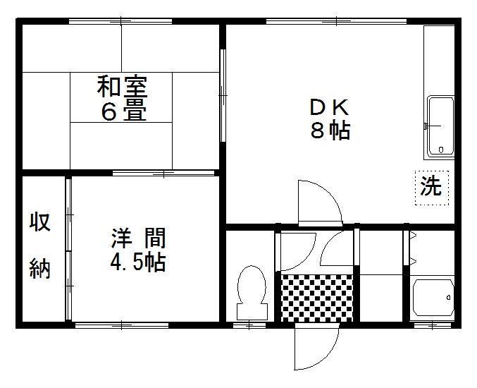 椿マンション（北園）の間取り