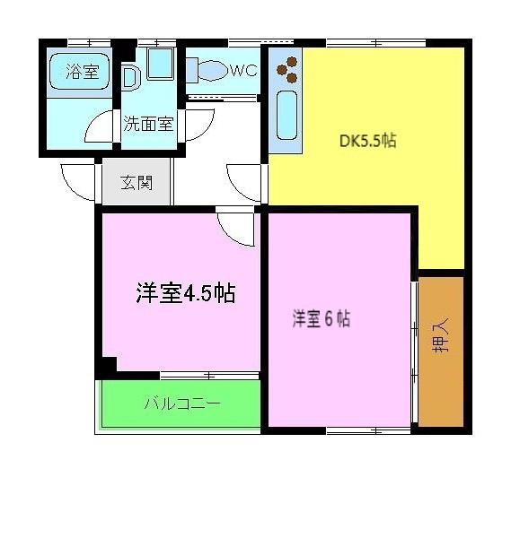 【寿マンションの間取り】