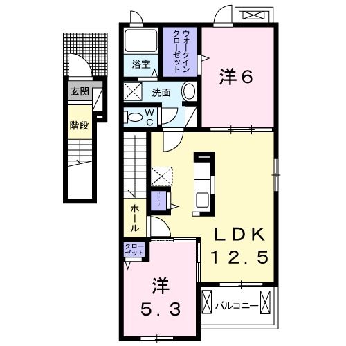 プロムナードの間取り