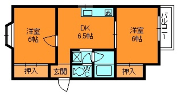 コンフォルト畠田の間取り