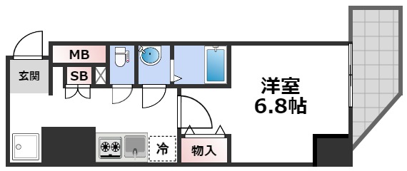 アドバンス難波南ノエルの間取り