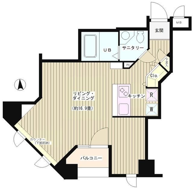 千代田区麹町のマンションの間取り