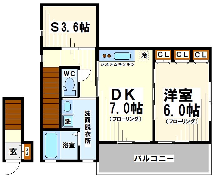 M’s Op_1 （エムズ オーパスワン） -弊社管理物件-の間取り