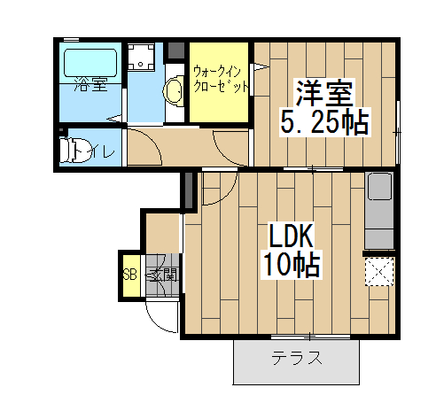 【メゾンフルールの間取り】