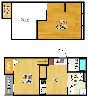 フォンテーヌ武庫川の間取り