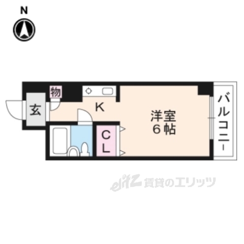 甲賀市水口町本町のマンションの間取り