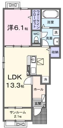 （新築）リバーストーン　マキバIの間取り