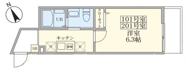 Ｃｈａｔｅａｕ　Ｌｉｆｅ　新杉田Iの間取り