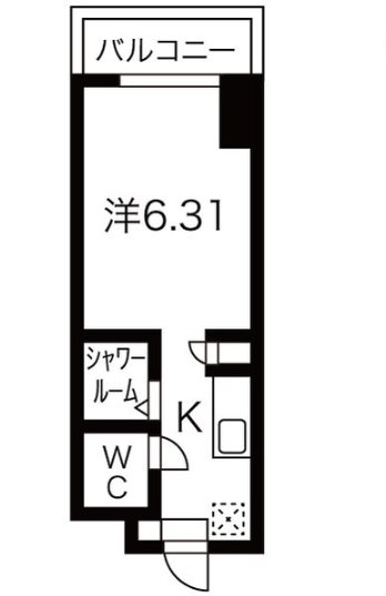 名古屋市中区橘のマンションの間取り