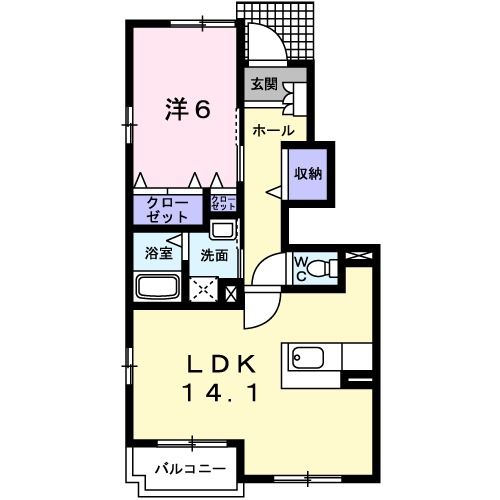 浜松市浜名区三ヶ日町宇志のアパートの間取り