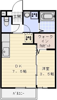 seaside WESTの間取り