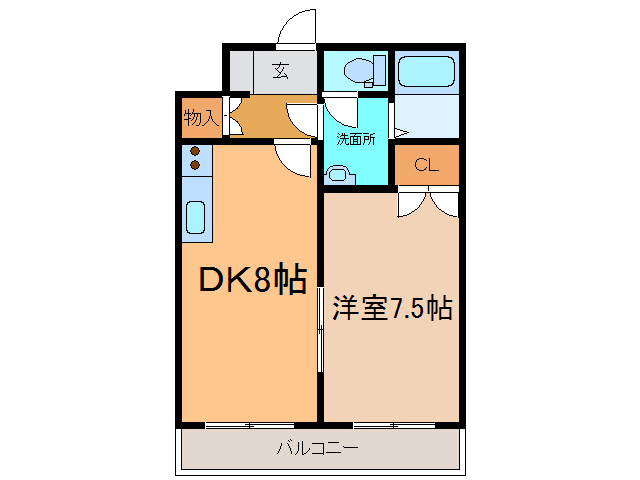 ファンタジア2002の間取り