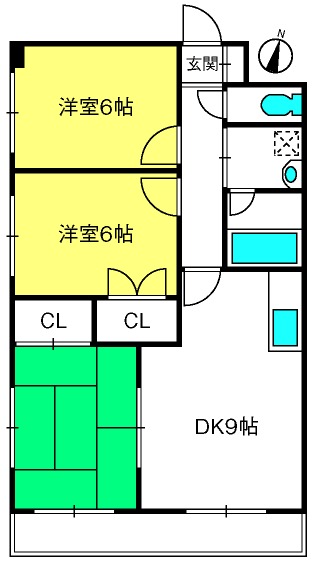 オーネストの間取り