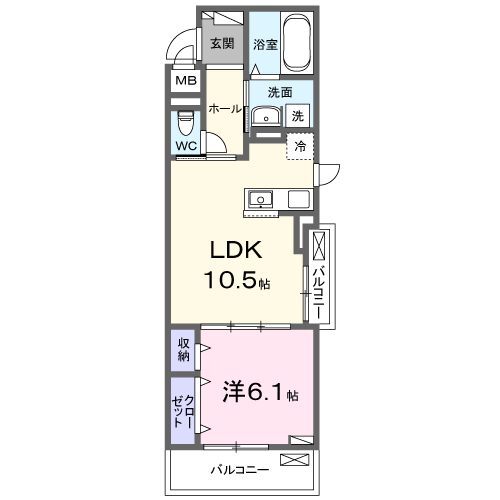 パインヴィレッジの間取り