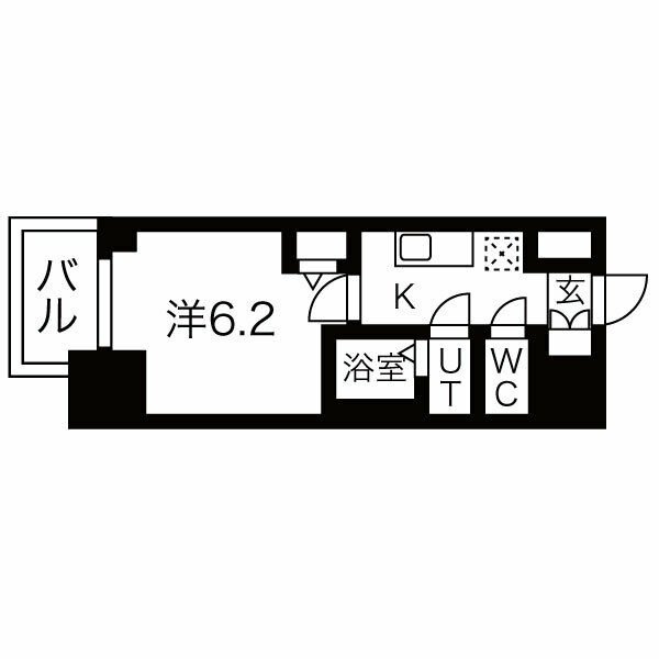 メイクスWアート浅間町の間取り