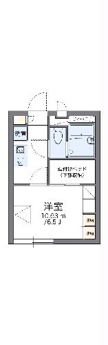 レオパレスウィンの間取り