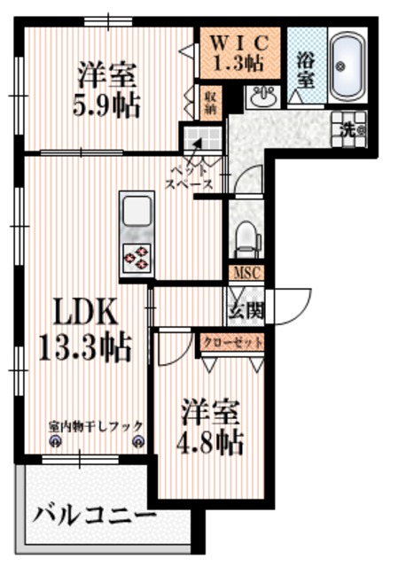 ロイヤルクレストの間取り