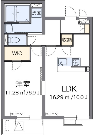 クレイノサンヒルズの間取り