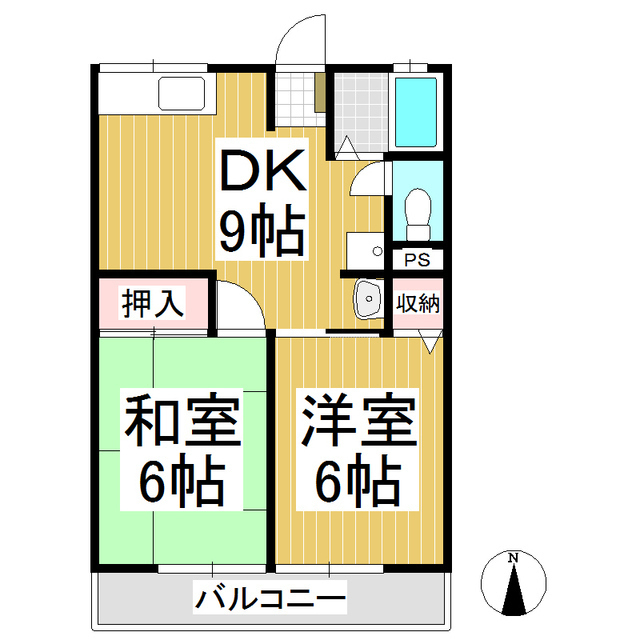 ヴェルジェ山口の間取り