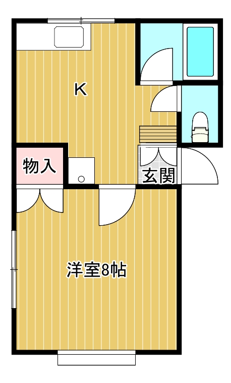 ヴァンテアンＡの間取り