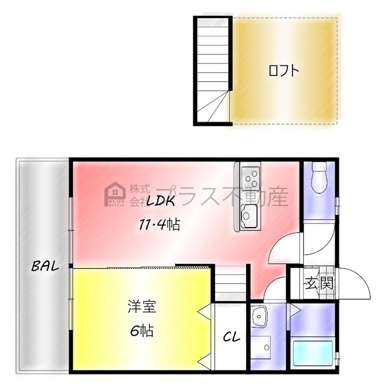 カーサルーチェIIの間取り