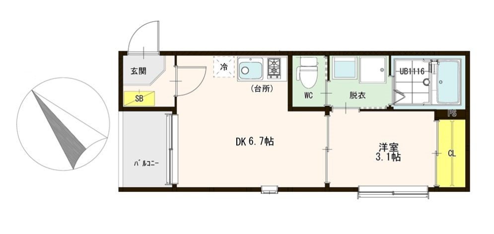 ortensiaの間取り