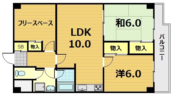 ボナセーラ竹田の間取り