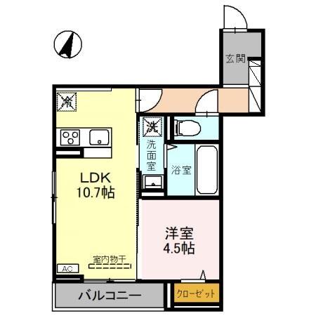 D-ROOM笹口の間取り