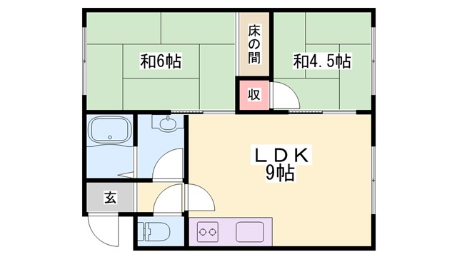 【白国ハウスの間取り】