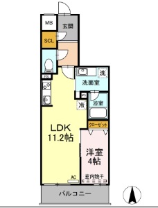 リモナーデ府内の間取り