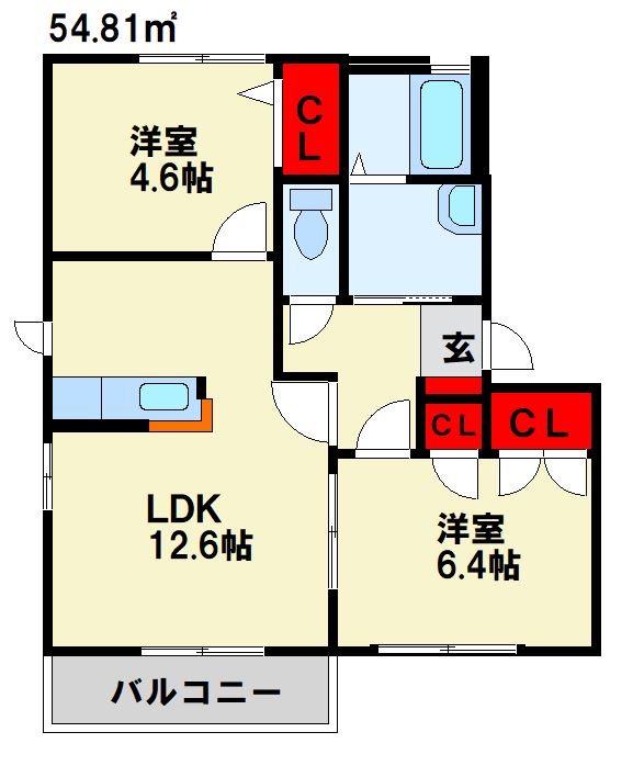 パークサイトVの間取り