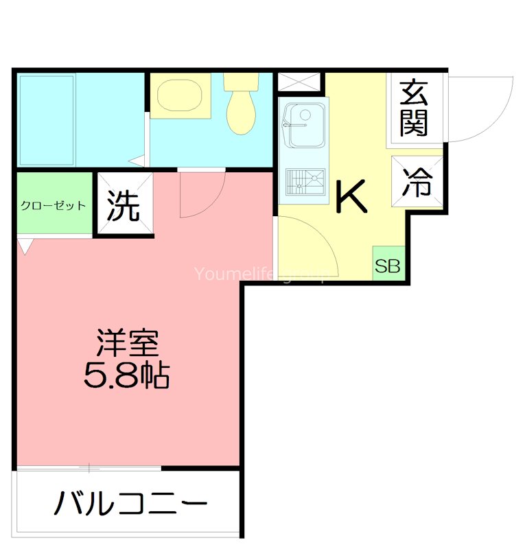 ダイヤモンドテラス藤沢本町Aの間取り