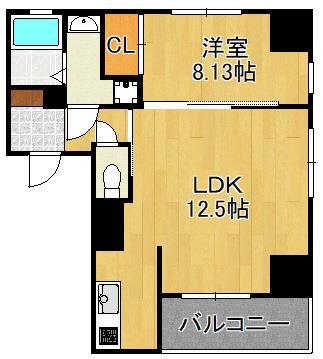 ブルースクエアー響Vの間取り