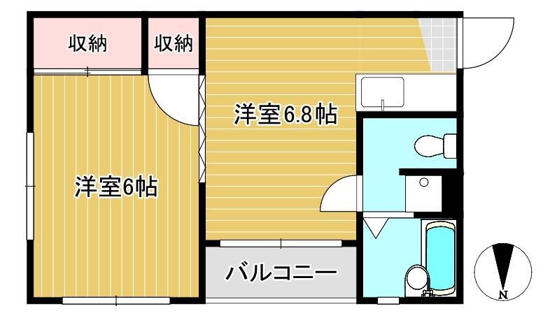 メゾン千草（2906番5）の間取り