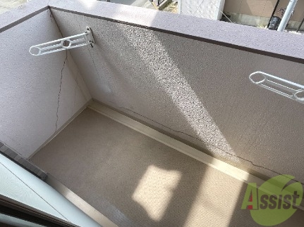 バルコニー　バルコニーはこんな感じです。イメージを掴んでください。