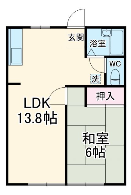 アンソレイユ新所沢の間取り