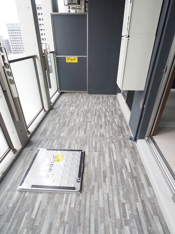 バルコニー　奥行きのあるバルコニーです