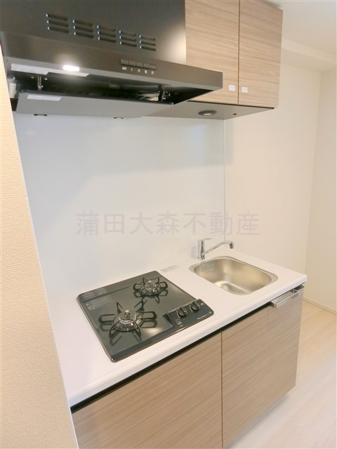 キッチン　2口ガスシステムキッチン