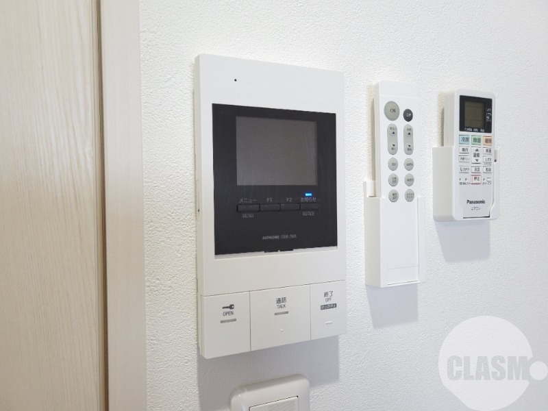 その他設備　来訪者が確認できるモニターホン♪