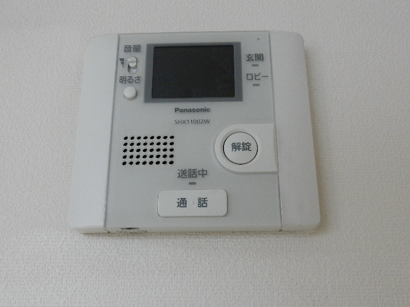 セキュリティ　TVモニター付きインターホン