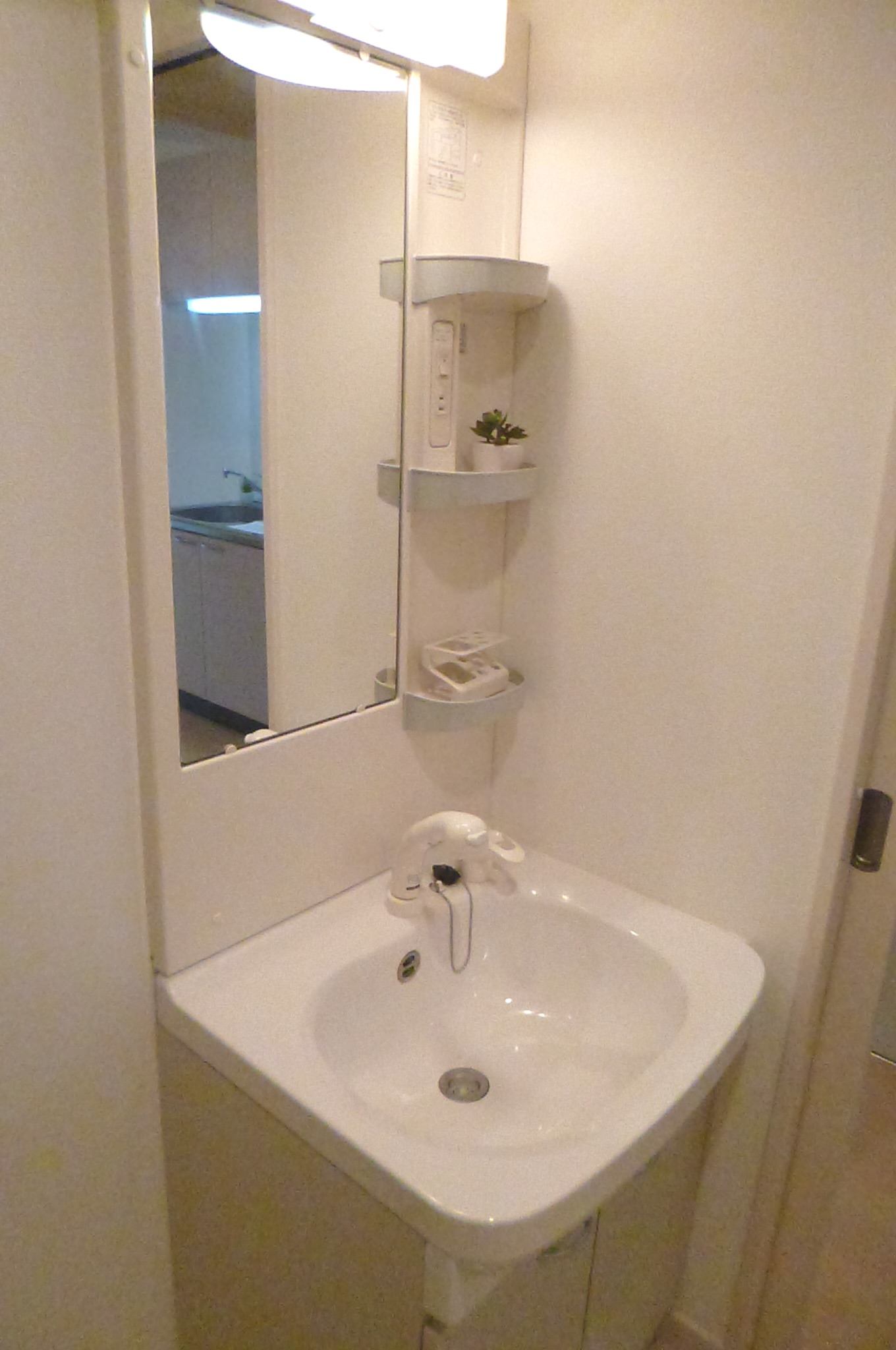 洗面設備　シャワー付き洗面台