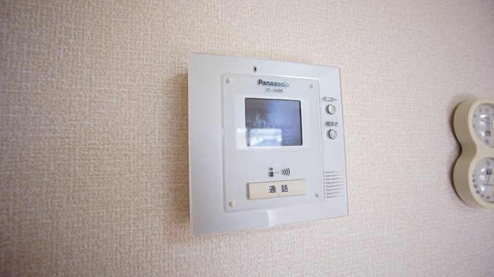 セキュリティ　※別室参考写真※ 来客確認ができるモニター付きインターホン♪