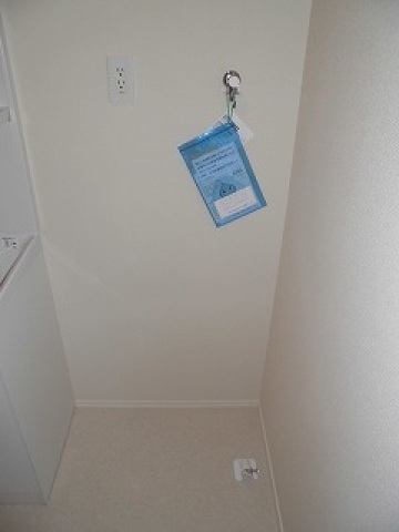 洗面設備　洗濯機置き場