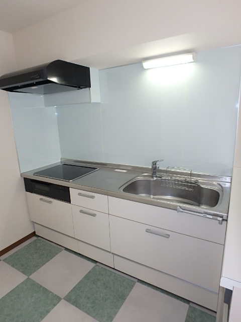 キッチン　ＩＨでお掃除ラクチン