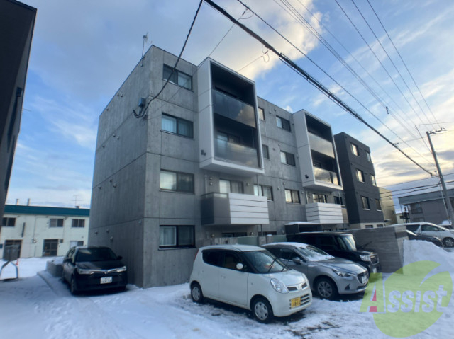 建物外観　札幌市北区新琴似８条「チリエージョノルド」