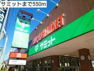 スーパー　サミット（スーパー）まで550m