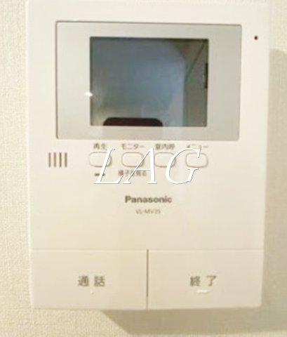 セキュリティ　モニター付きインターホンです。