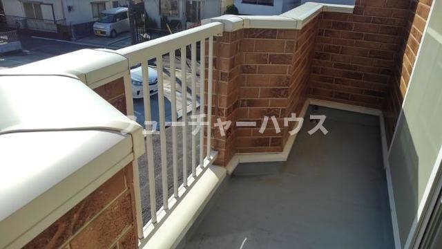 バルコニー　落ち着いた時間を過ごせるバルコニーです